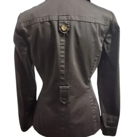 Antonio Melani Lightweight Pocket Jacket Brown Women's Size 4 - Picture 7 of 11